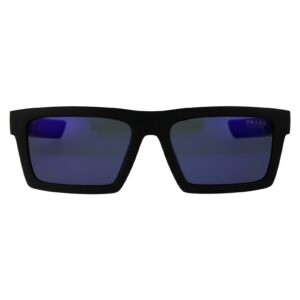 Home prada linea rossa dark blue mirror purple rectangular men's sunglasses ps 02zs u1bo05u 55