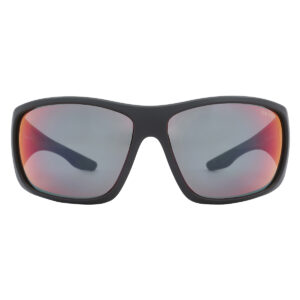 Home prada linea rossa dark grey mirror blue/red wrap men's sunglasses ps04vs 1bo9q1 66