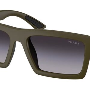 Home prada linea rossa grey gradient rectangular men's sunglasses ps a07s 15x09u 55