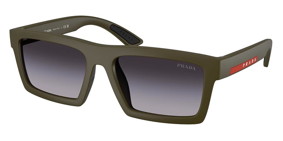 prada linea rossa grey gradient rectangular men's sunglasses ps a07s 15x09u 55 prada linea rossa grey gradient rectangular men's sunglasses ps a07s 15x09u 55