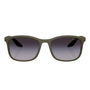 Home prada linea rossa grey gradient square men's sunglasses ps a08s 15x09u 56
