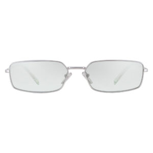 Home prada silver grey mirror rectangular ladies sunglasses pr a60s 1bc80g 59