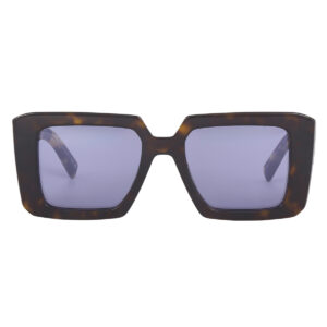 Home prada violet mirrored internal silver square ladies sunglasses pr 23ys 2au05q 51