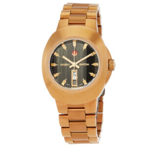 rado automatic black dial men's watch r12998153