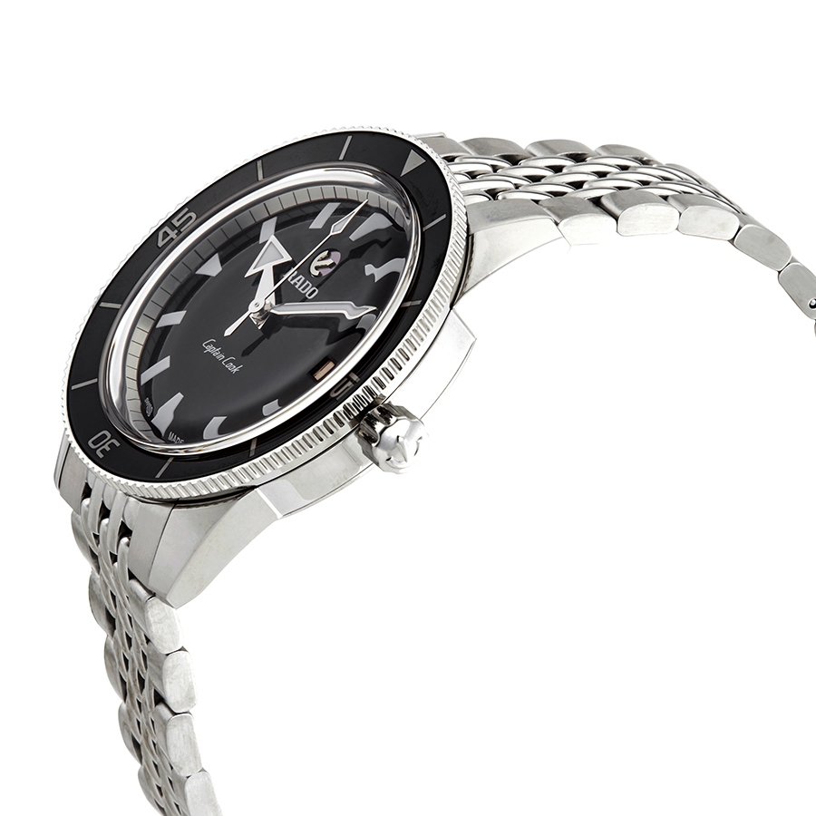 rado captain cook automatic black dial men's watch r32505153 rado captain cook automatic black dial men's watch r32505153