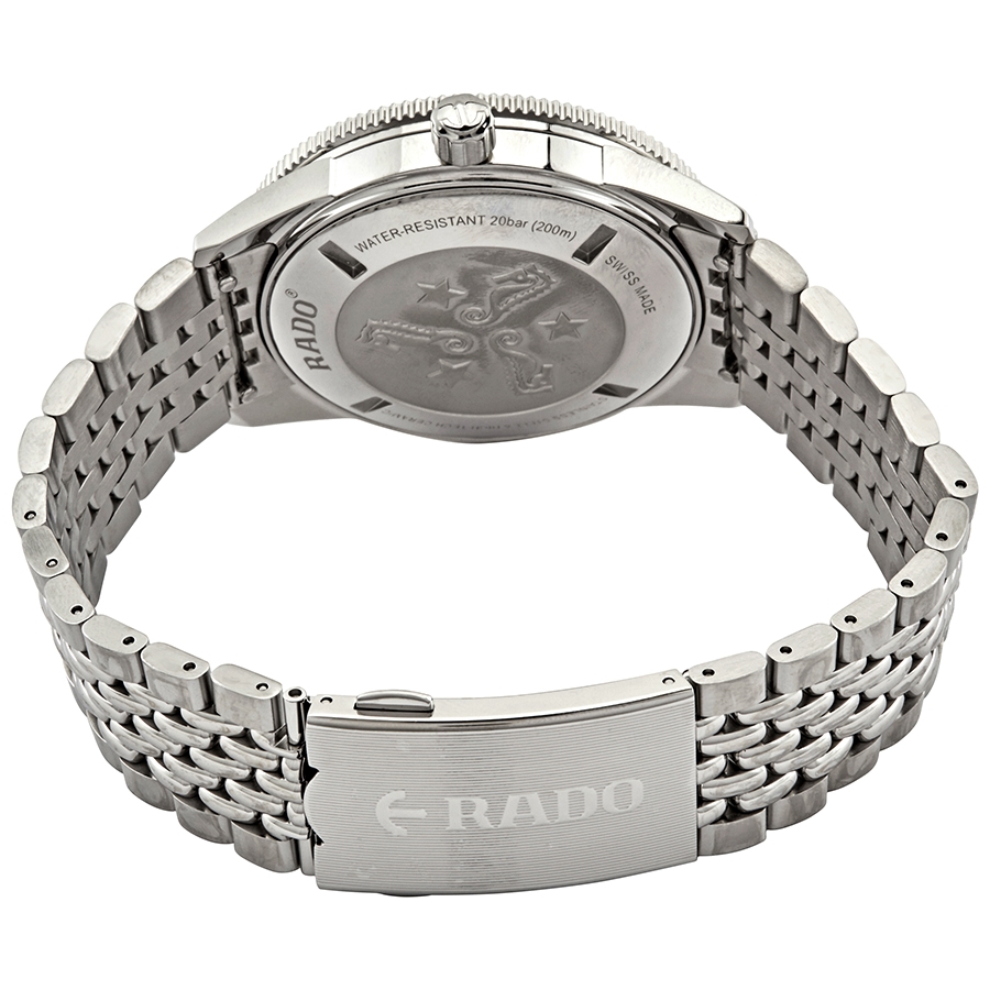 rado captain cook automatic black dial men's watch r32505153 rado captain cook automatic black dial men's watch r32505153