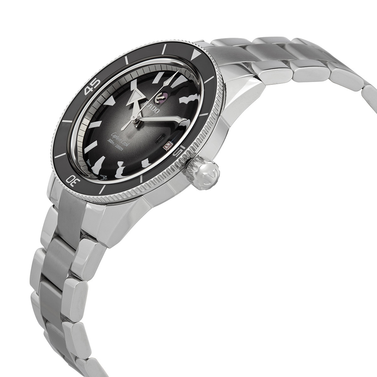 rado captain cook automatic black dial men's watch r32105153 rado captain cook automatic black dial men's watch r32105153