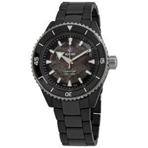 rado captain cook automatic black dial men's watch r32127152