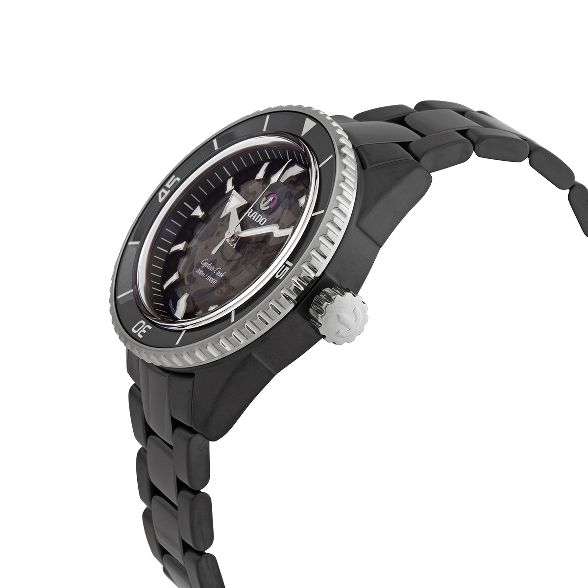 rado captain cook automatic black dial men's watch r32127152 rado captain cook automatic black dial men's watch r32127152