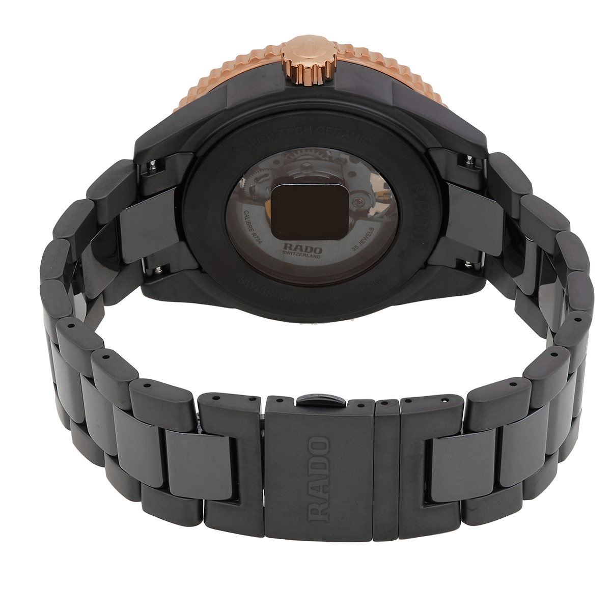 rado captain cook automatic black dial men's watch r32127162 rado captain cook automatic black dial men's watch r32127162