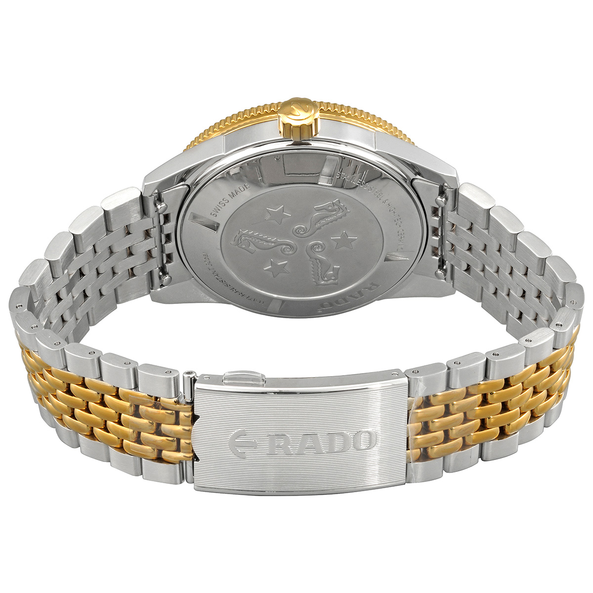 rado captain cook automatic black dial men's watch r32138153 rado captain cook automatic black dial men's watch r32138153