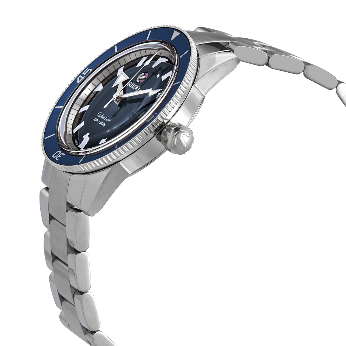 rado captain cook automatic blue dial men's watch r32105203 rado captain cook automatic blue dial men's watch r32105203