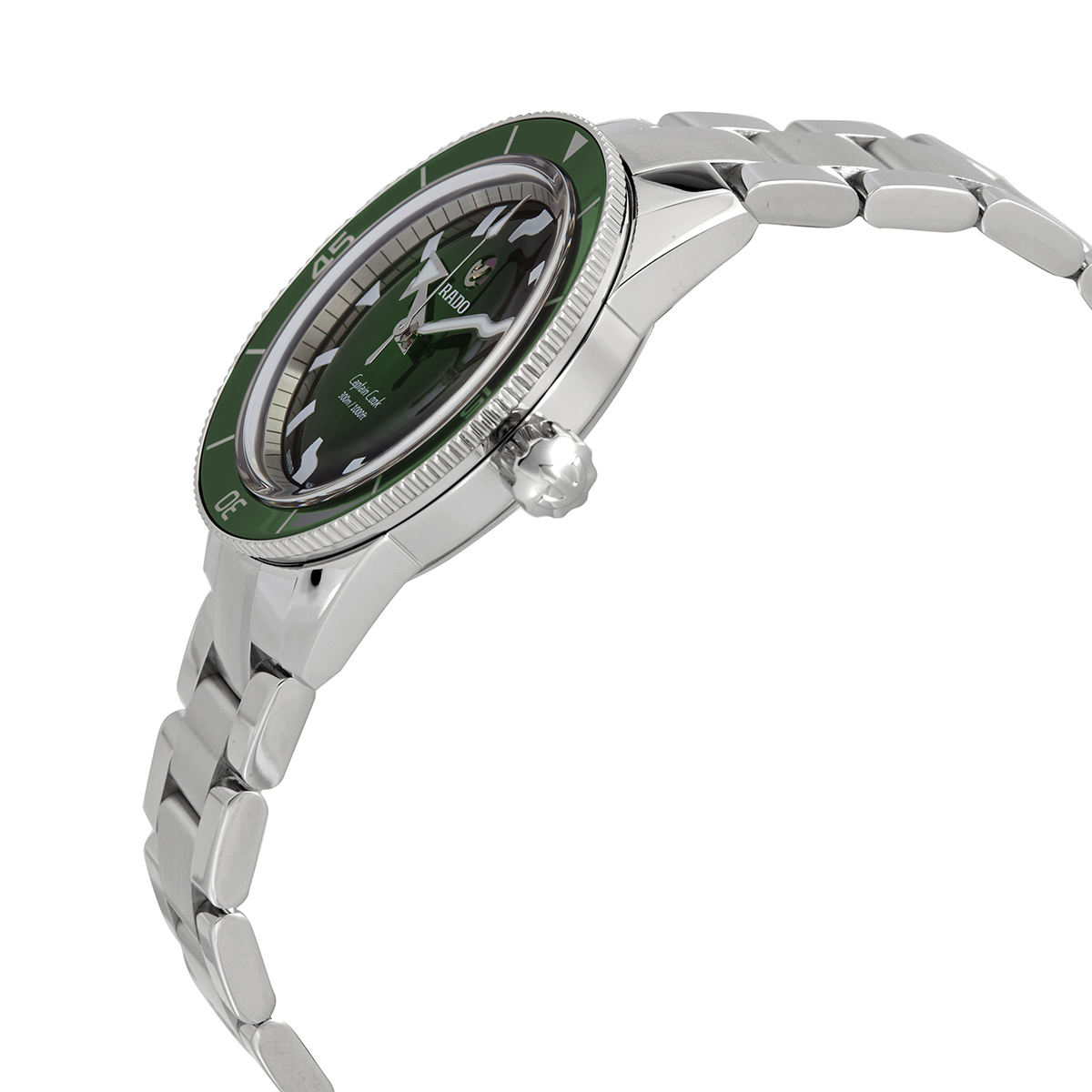 rado captain cook automatic green dial men's watch r32105313 rado captain cook automatic green dial men's watch r32105313