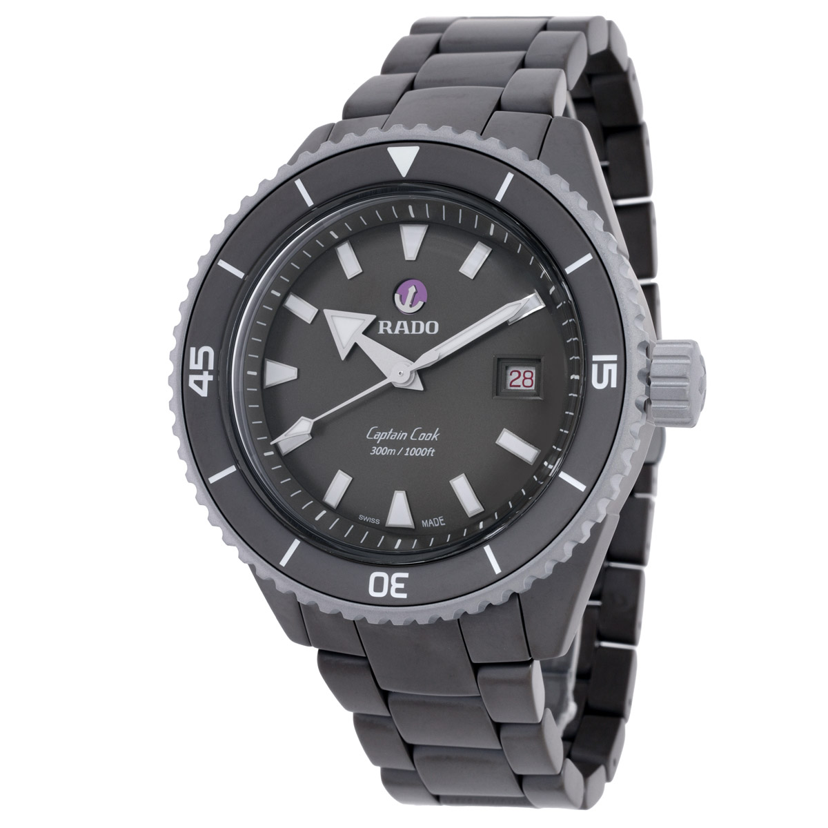 rado captain cook automatic green dial men's watch r32130312 rado captain cook automatic green dial men's watch r32130312
