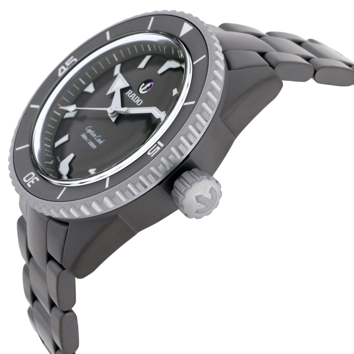 rado captain cook automatic green dial men's watch r32130312 rado captain cook automatic green dial men's watch r32130312