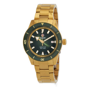 rado captain cook automatic green dial men's watch r32136323