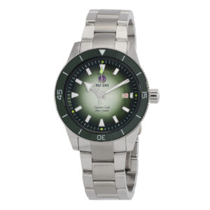 rado captain cook x cameron norrie automatic green dial men's watch r32149318