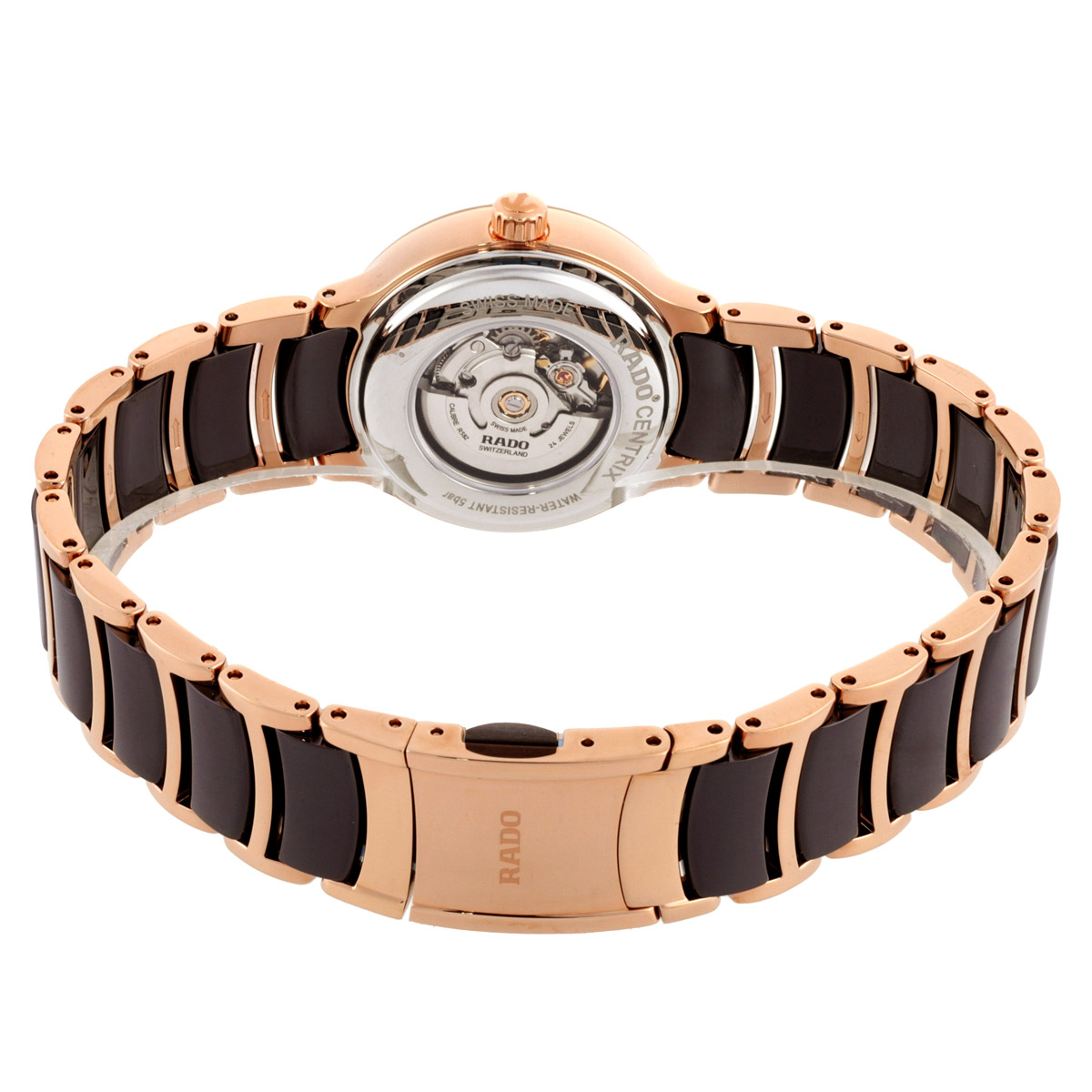 rado centrix automatic diamond brown dial ladies watch r30019732 rado centrix automatic diamond brown dial ladies watch r30019732