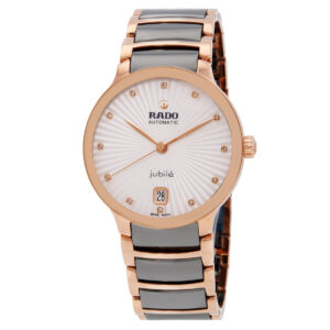 Home rado centrix automatic diamond silver dial ladies watch r30037742