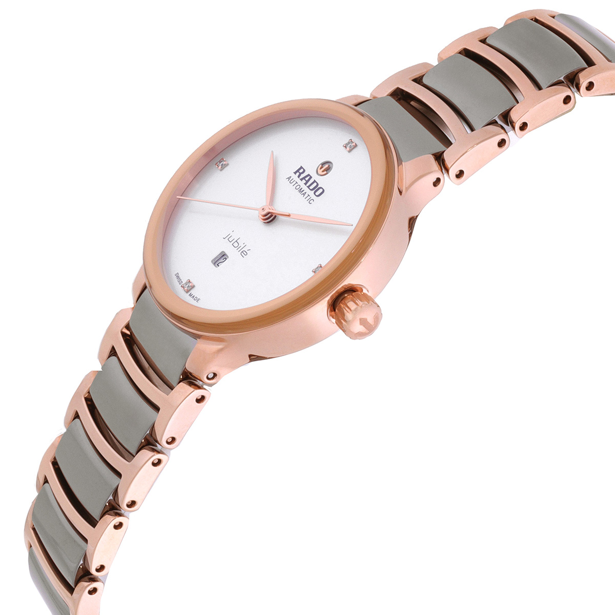 rado centrix automatic diamond white dial ladies watch r30019722 rado centrix automatic diamond white dial ladies watch r30019722