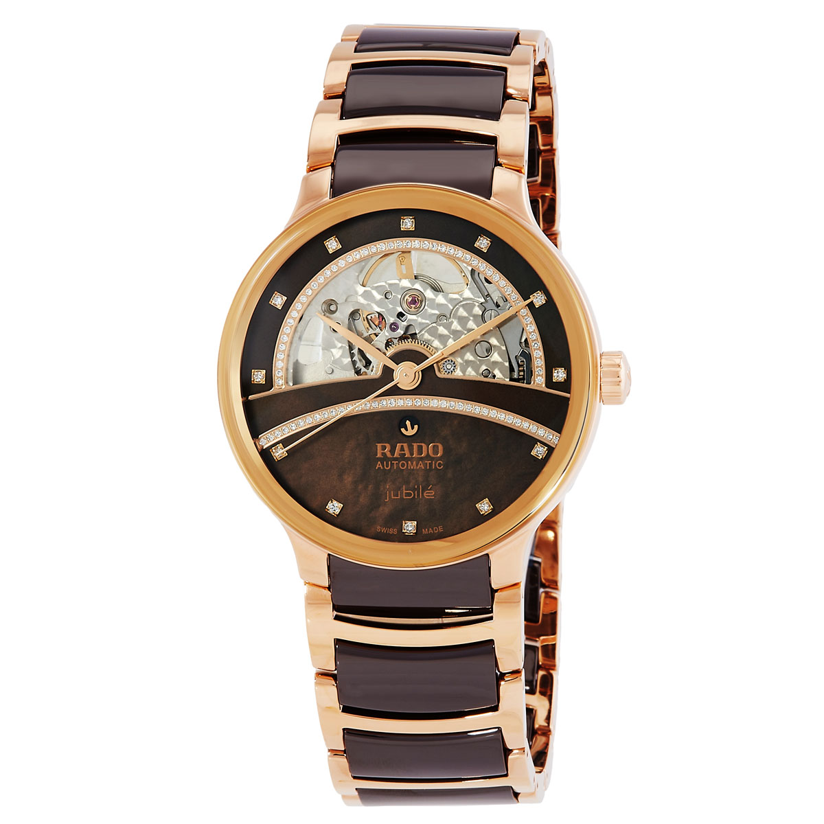 rado centrix automatic open heart diamond ladies watch r30029942 rado centrix automatic open heart diamond ladies watch r30029942