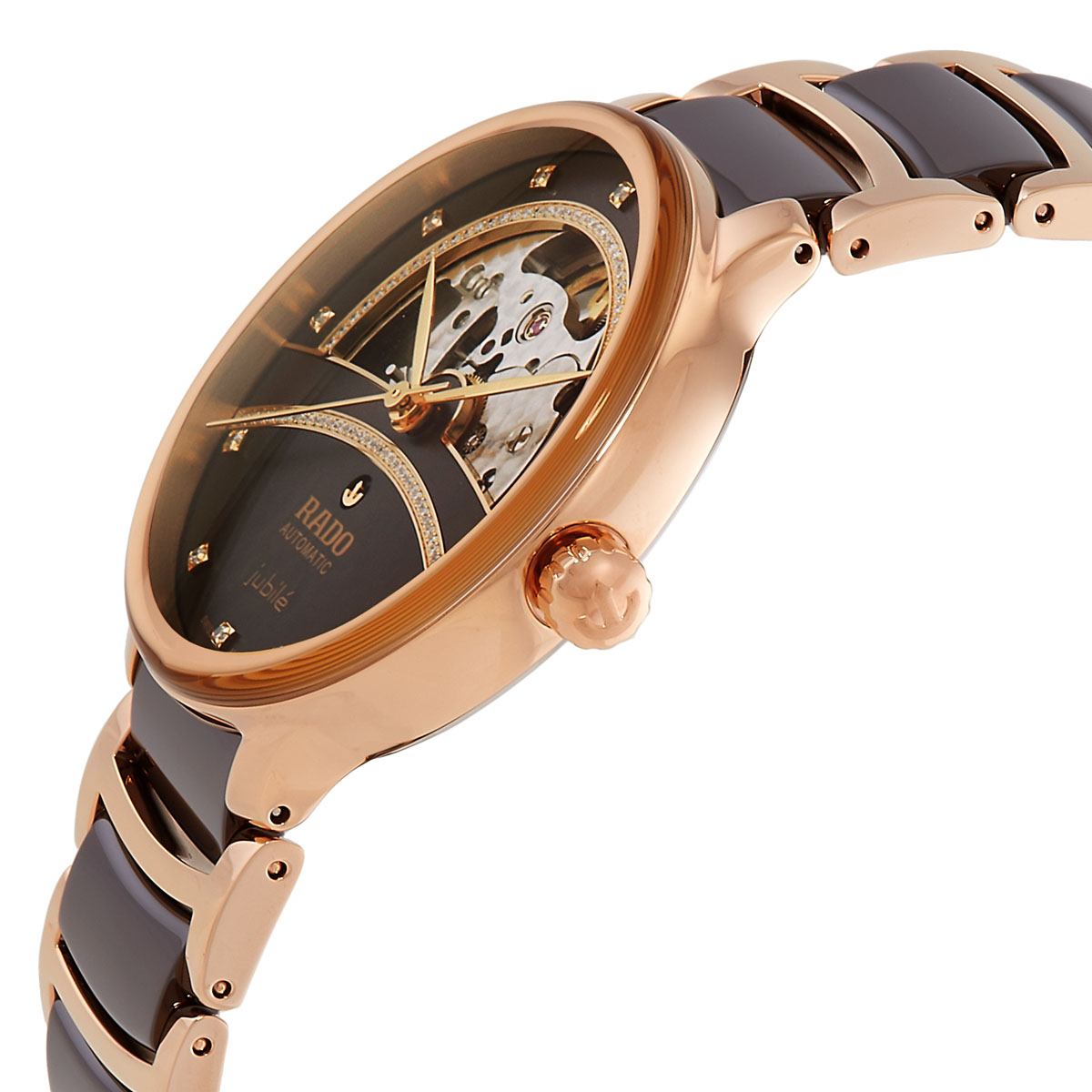 rado centrix automatic open heart diamond ladies watch r30029942 rado centrix automatic open heart diamond ladies watch r30029942