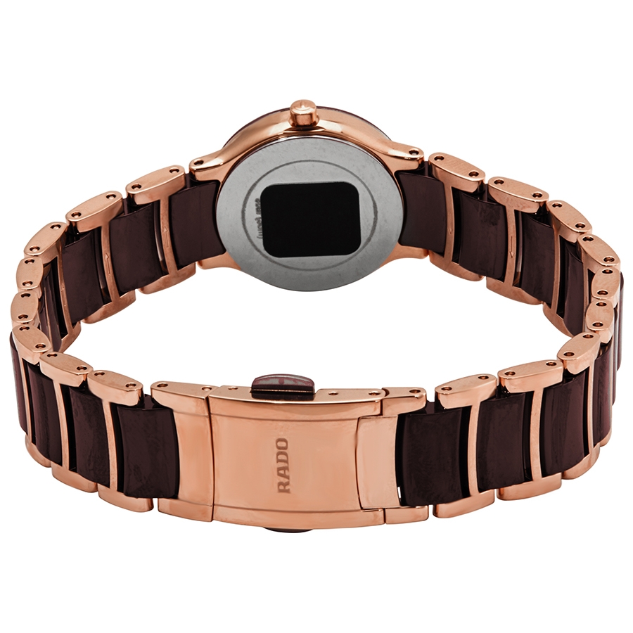 rado centrix brown diamond dial ladies watch r30190702 rado centrix brown diamond dial ladies watch r30190702
