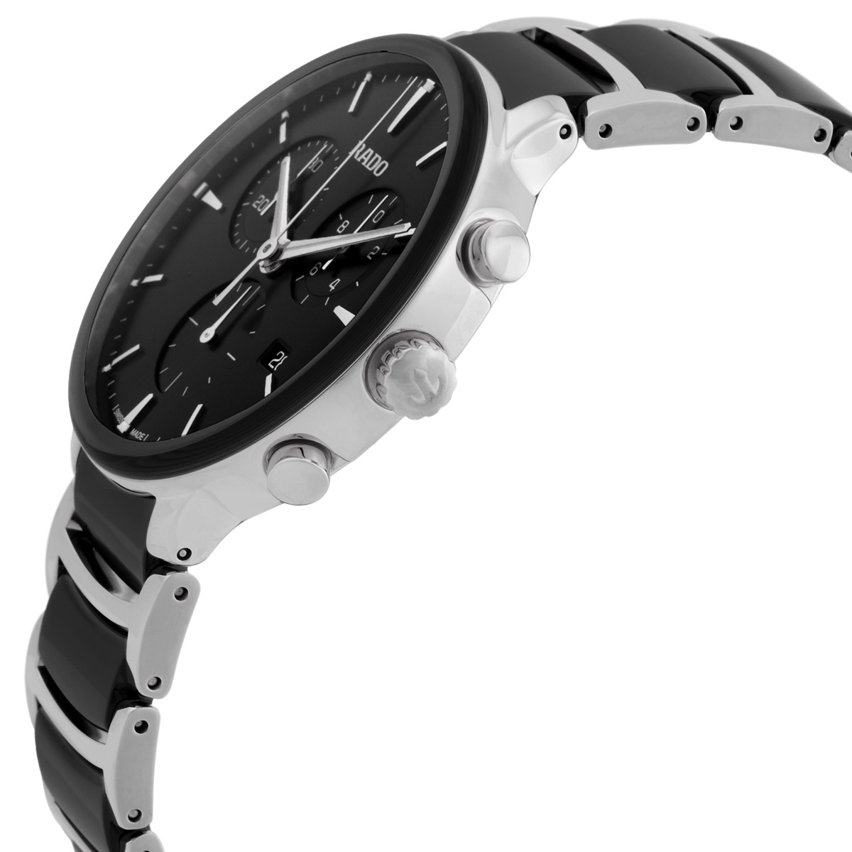 rado centrix chronograph quartz black dial men's watch r30210152 rado centrix chronograph quartz black dial men's watch r30210152