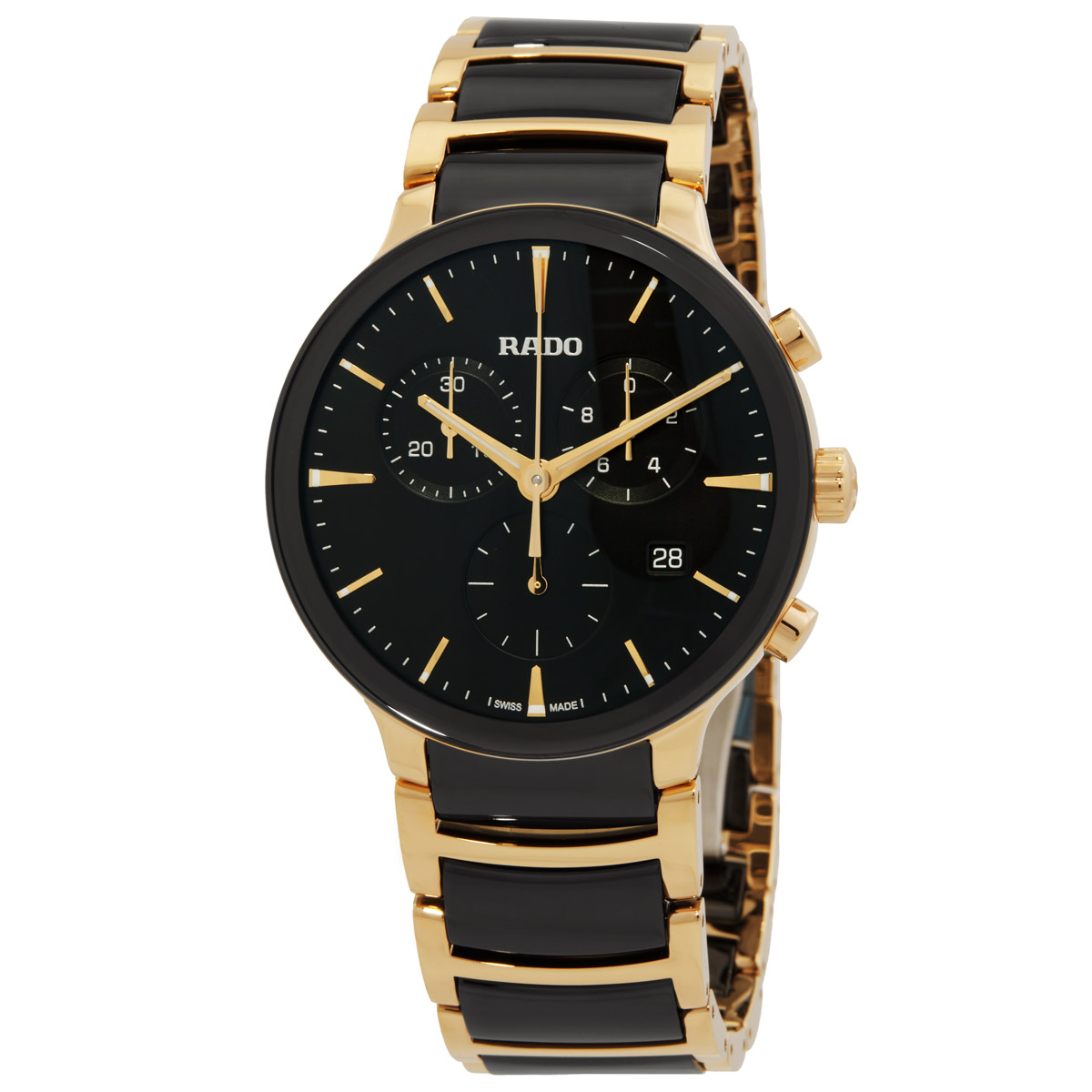 rado centrix chronograph quartz black dial men's watch r30211152 rado centrix chronograph quartz black dial men's watch r30211152