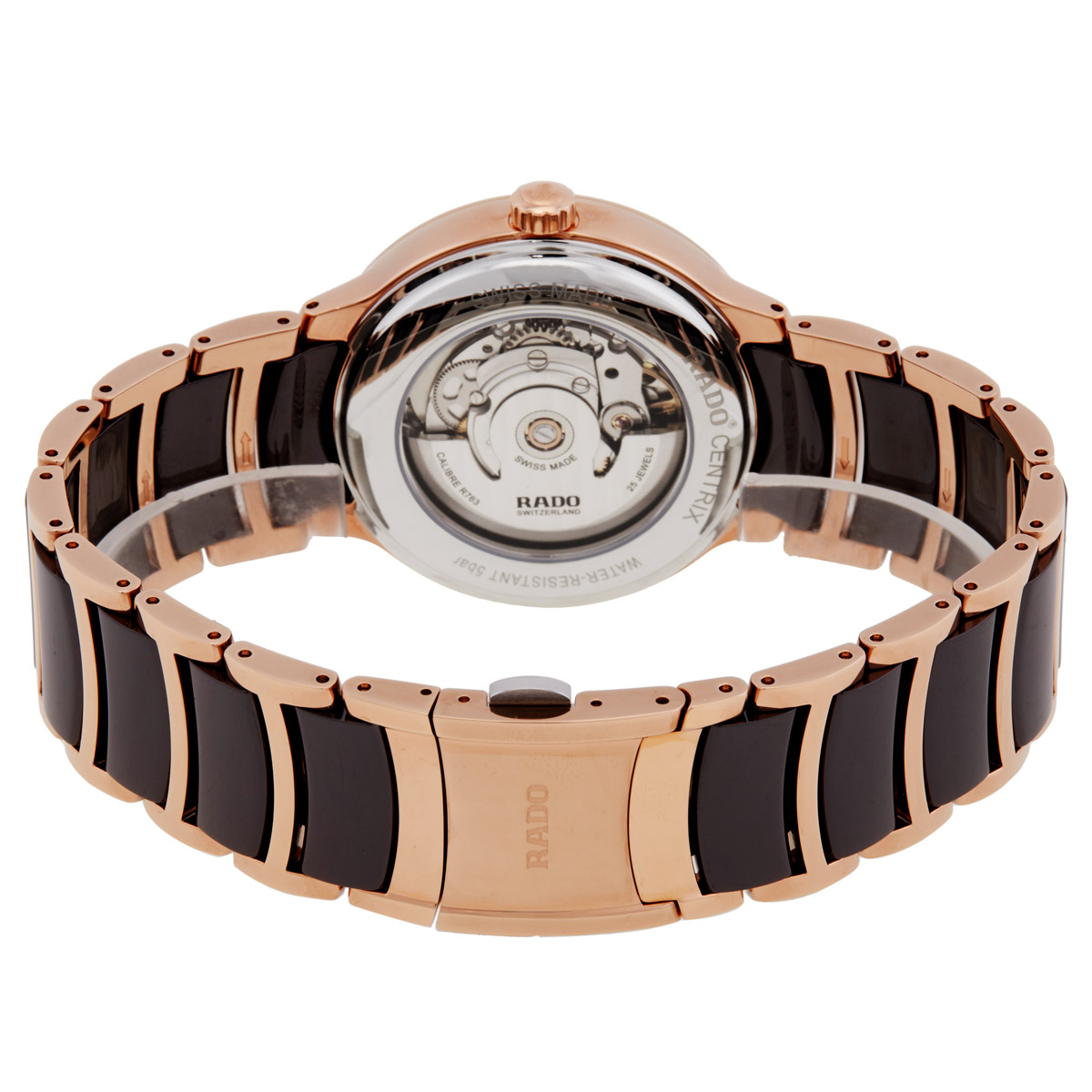 rado centrix diamonds automatic brown dial ladies watch r30037732 rado centrix diamonds automatic brown dial ladies watch r30037732