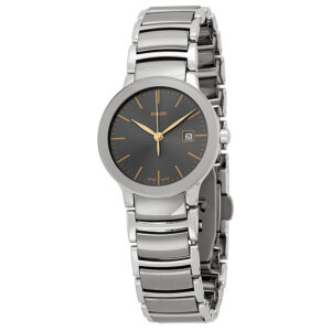 Витрина rado centrix grey dial stainless steel and ceramic ladies watch r30928132