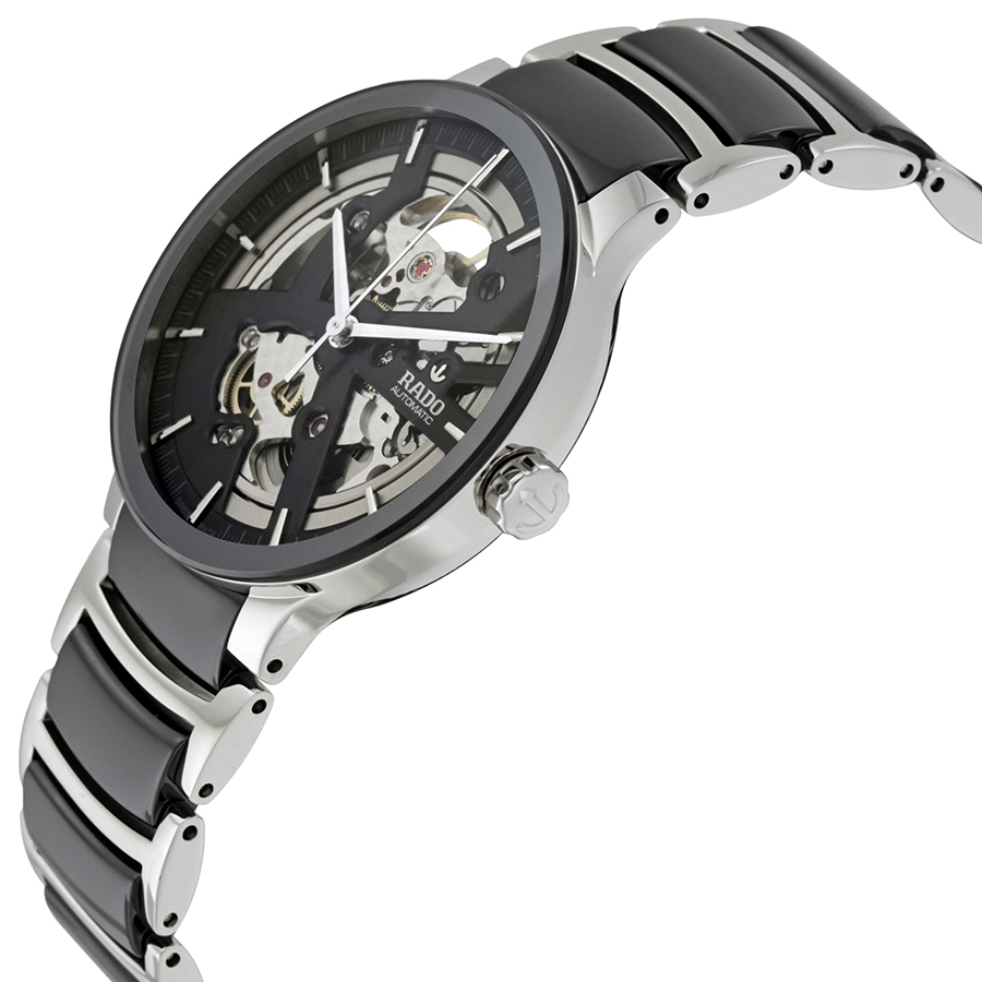 rado centrix black skeleton dial men's watch r30178152 rado centrix black skeleton dial men's watch r30178152