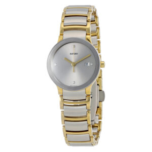Витрина rado centrix silver dial two tone ladies watch r30932713