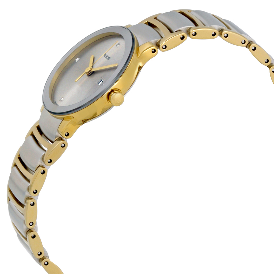 rado centrix silver dial two tone ladies watch r30932713 rado centrix silver dial two tone ladies watch r30932713