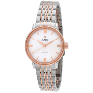 Home rado coupole automatic white dial ladies watch r22862067