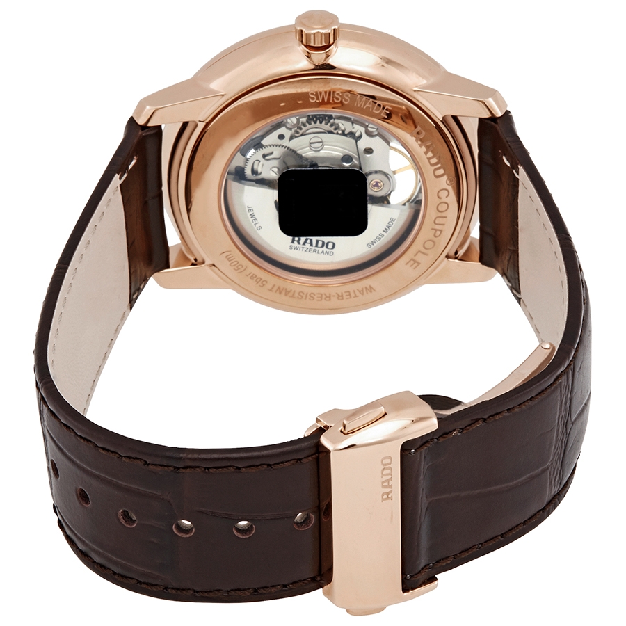 rado coupole classic open heart automatic silver dial men's watch r22895025 rado coupole classic open heart automatic silver dial men's watch r22895025