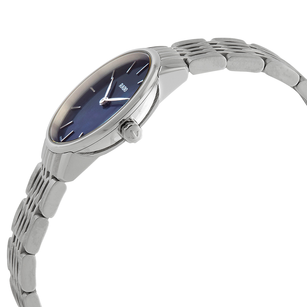 rado coupole classic quartz blue mother of pearl dial ladies watch r22897913 rado coupole classic quartz blue mother of pearl dial ladies watch r22897913