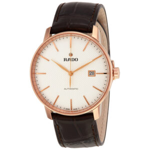 Home rado coupole classic xl white dial automatic men's watch r22877025