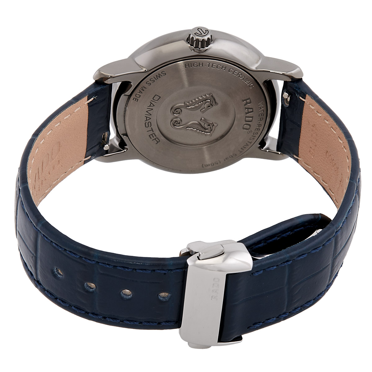 rado diamaster quartz blue dial ladies watch r14064725 rado diamaster quartz blue dial ladies watch r14064725