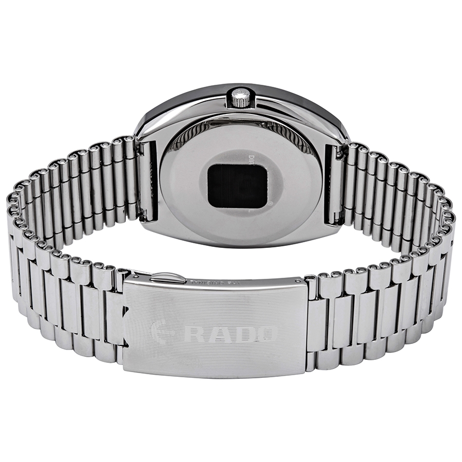 rado diastar black dial stainless steel men's watch r12391153 rado diastar black dial stainless steel men's watch r12391153