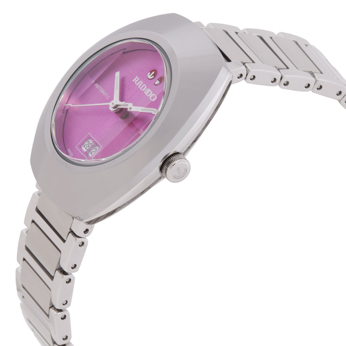 rado diastar original automatic purple dial ladies watch r12170333 rado diastar original automatic purple dial ladies watch r12170333