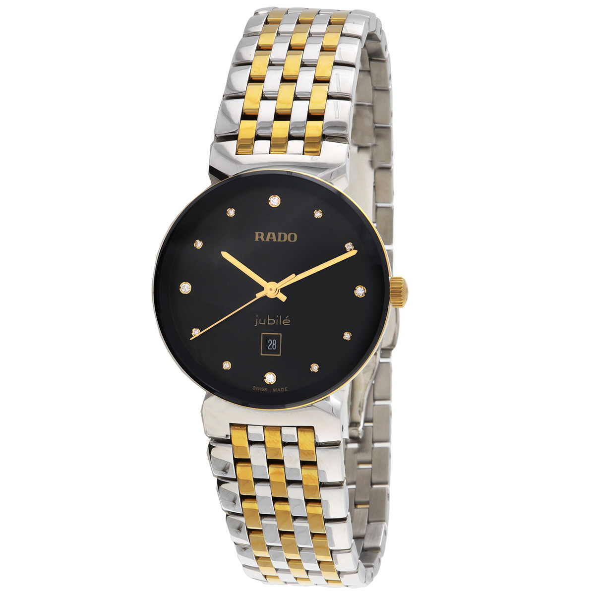 rado florence classic quartz diamond black dial ladies watch r48913743 rado florence classic quartz diamond black dial ladies watch r48913743
