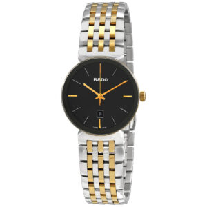 rado florence quartz black dial ladies watch r48913153