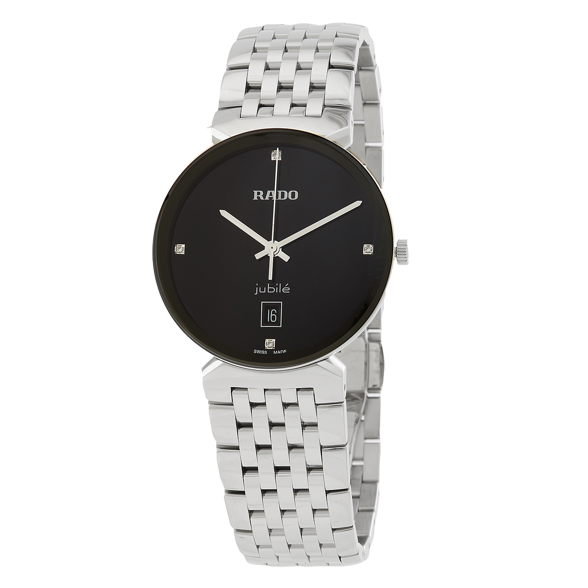rado florence quartz diamond black dial ladies watch r48912713 rado florence quartz diamond black dial ladies watch r48912713