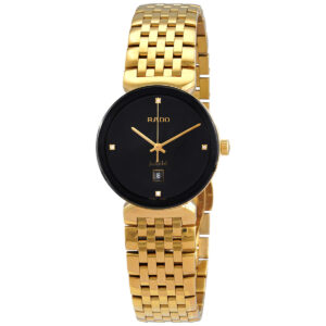 Home rado florence quartz diamond black dial ladies watch r48915703