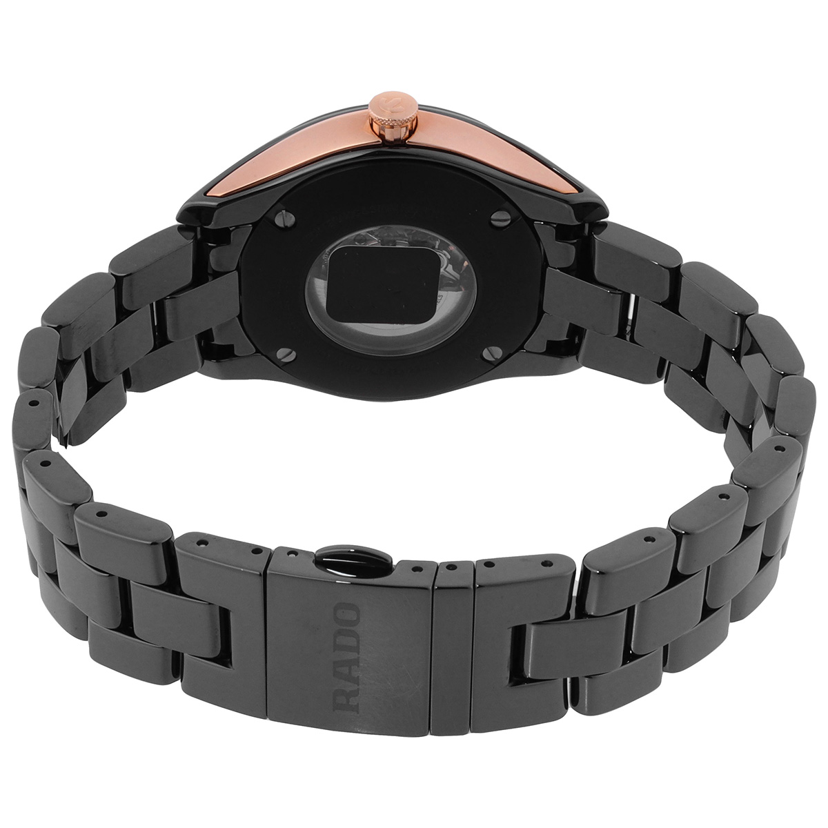 rado hyperchrome automatic diamond black dial ladies watch r32044902 rado hyperchrome automatic diamond black dial ladies watch r32044902