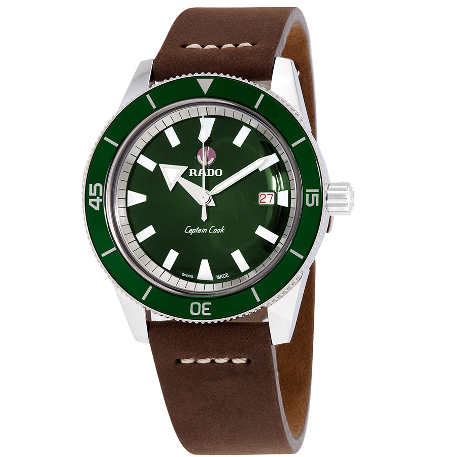 rado hyperchrome captain cook automatic green dial men's watch r32505315 rado hyperchrome captain cook automatic green dial men's watch r32505315