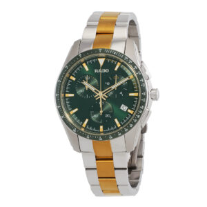 Home rado hyperchrome chronograph quartz green dial men's watch r32259323