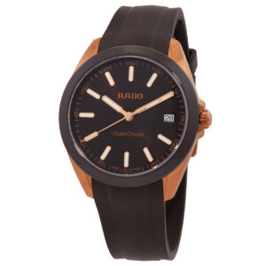 rado hyperchrome quartz brown dial men's watch r32281309