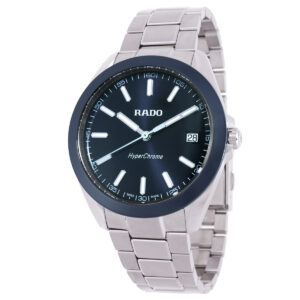 rado hyperchrome quartz dark blue dial men's watch r32280203